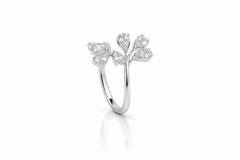 Pear Blossom Diamond Ring