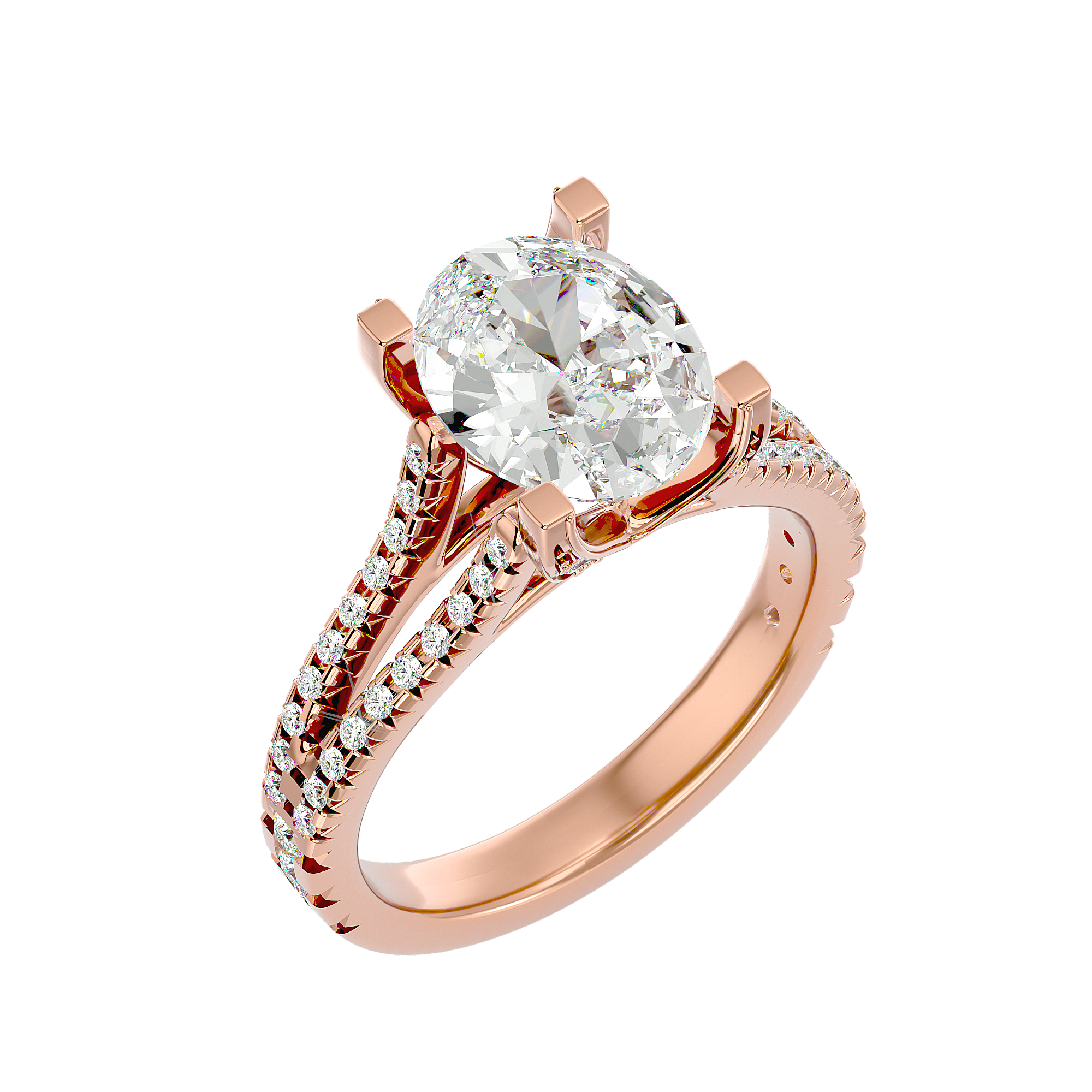Amelie Diamond Solitaire Ring