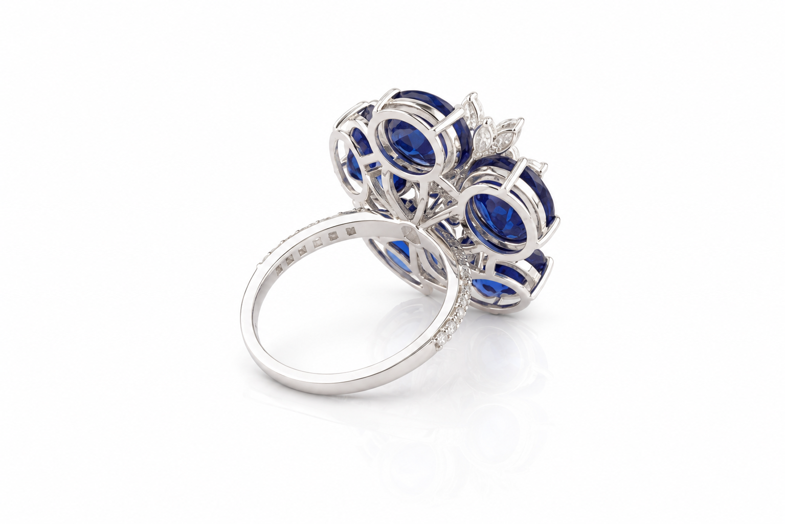 Sapphire Bloom Ring
