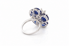 Sapphire Bloom Ring