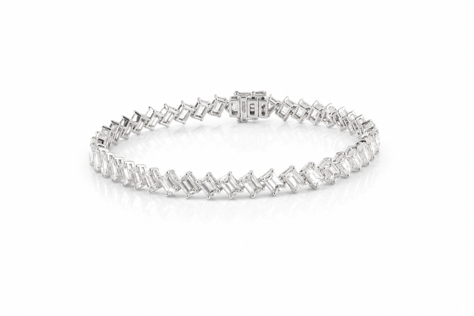 Celestia Emerald Tennis Bracelet