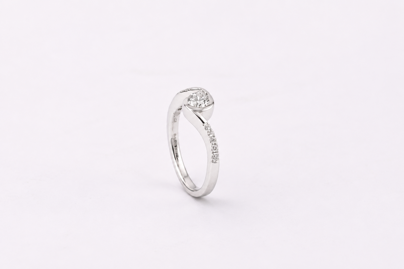 Pear Twist Ring