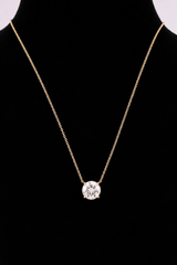 Aurreva Luna Classic Pendant - Round 4 ctw