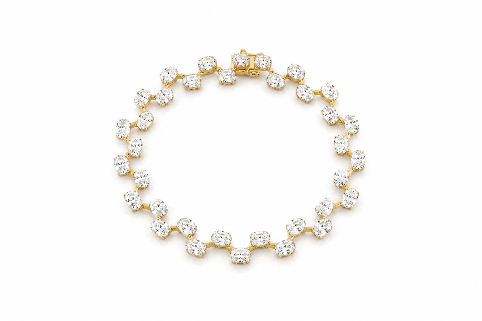 Oval Lumière Diamond Bracelet