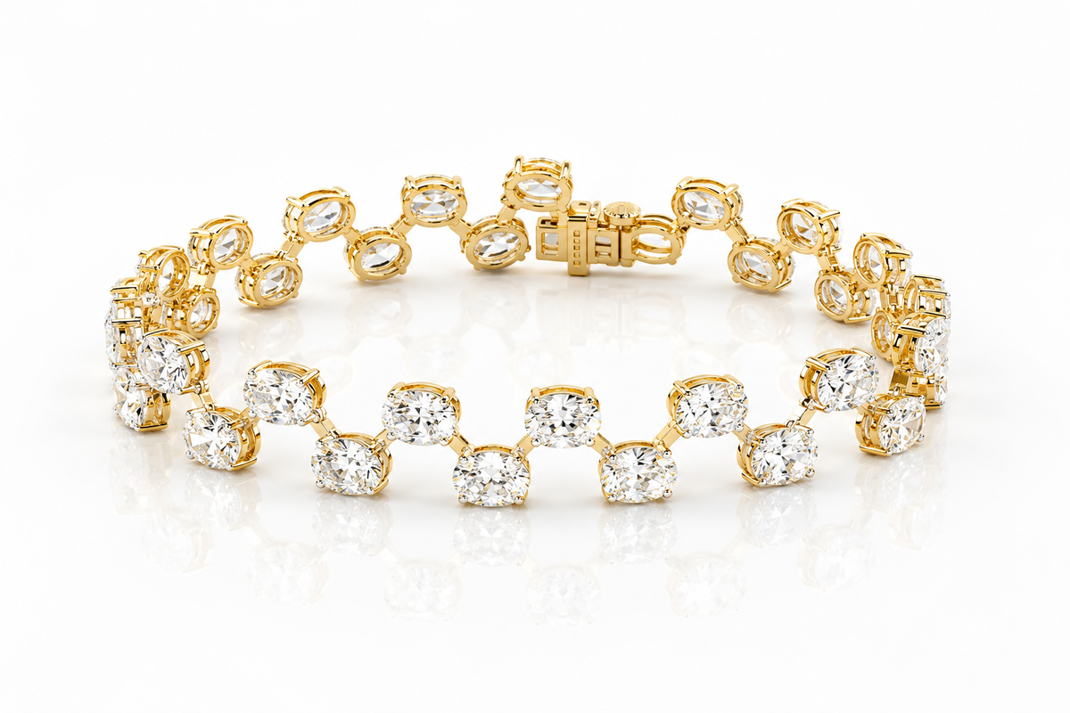 Oval Lumière Diamond Bracelet