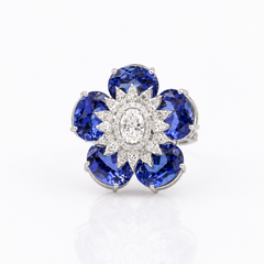 Sapphire Bloom Ring