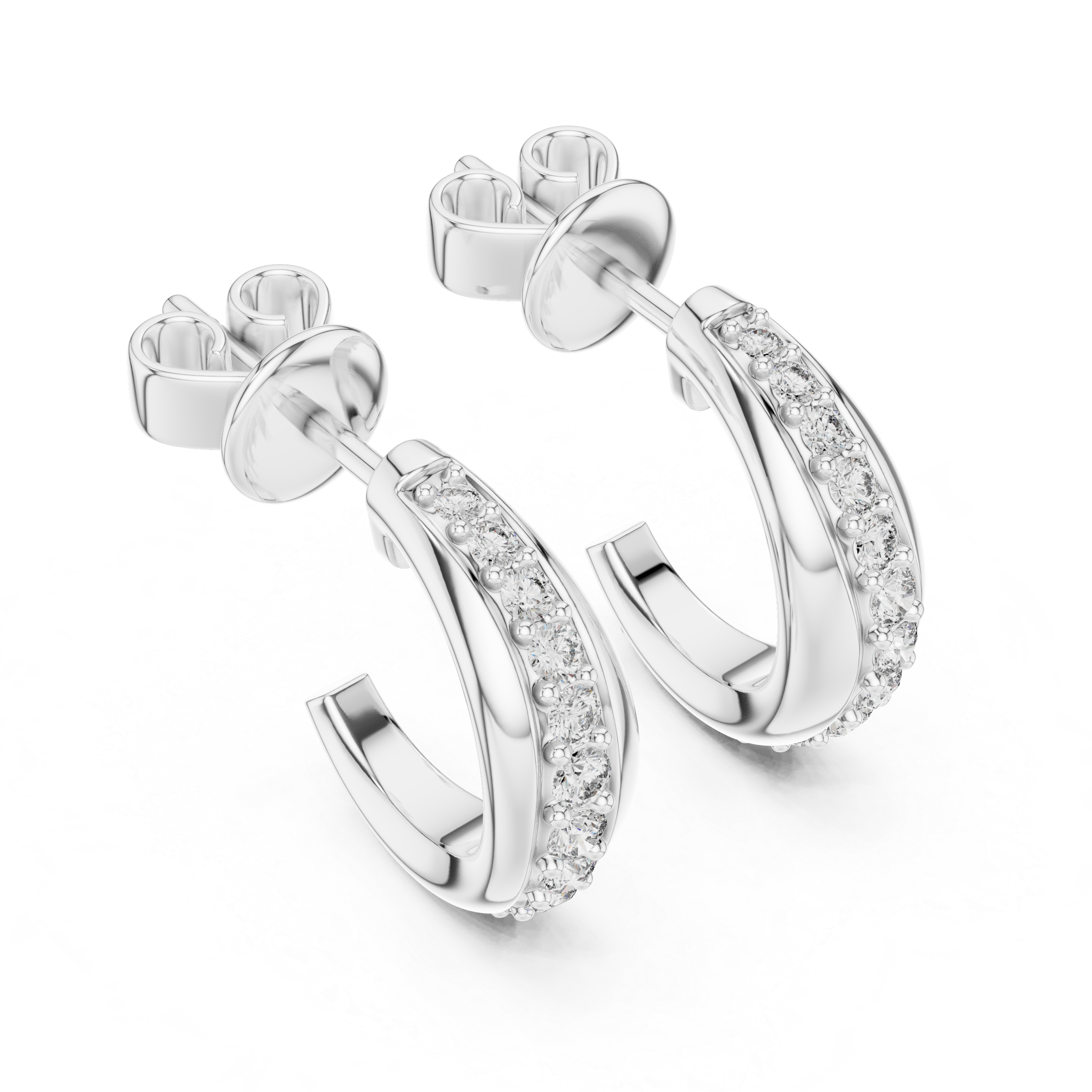 Whitley Diamond Earring