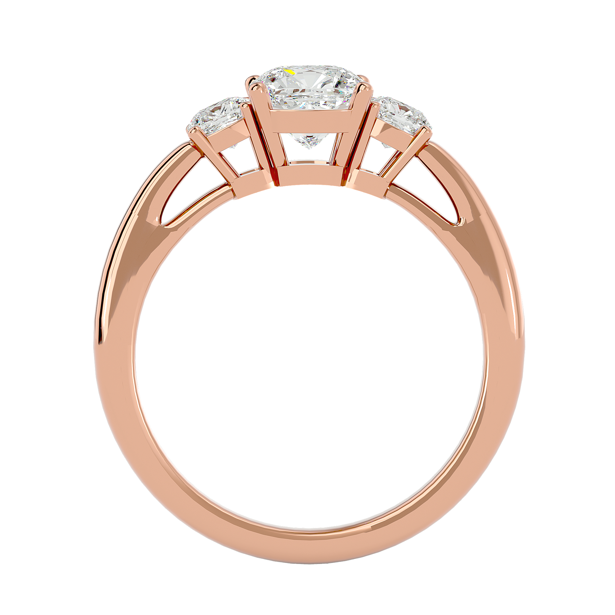 Jayda Three Stone Ring