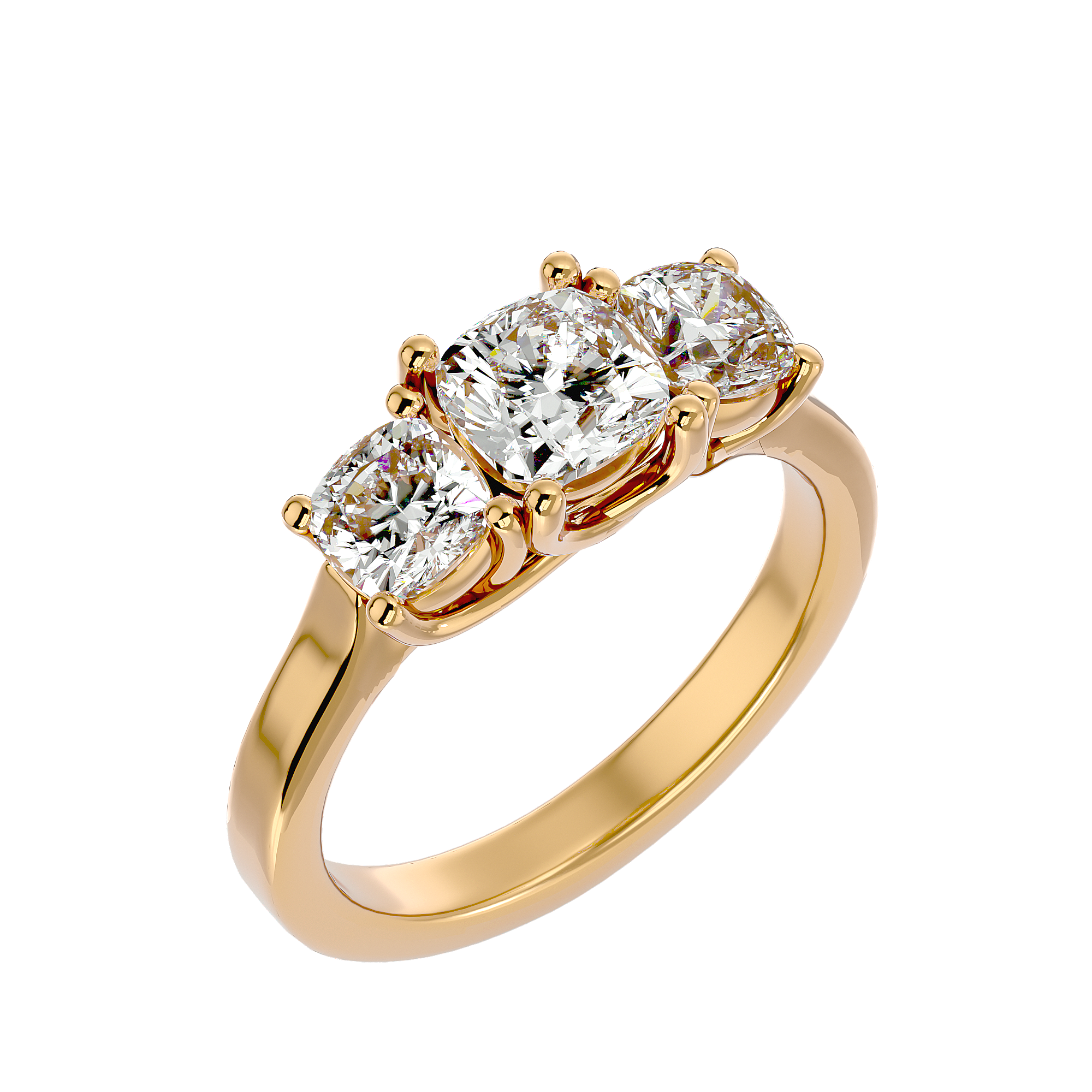 Priscilla Three Stone Ring