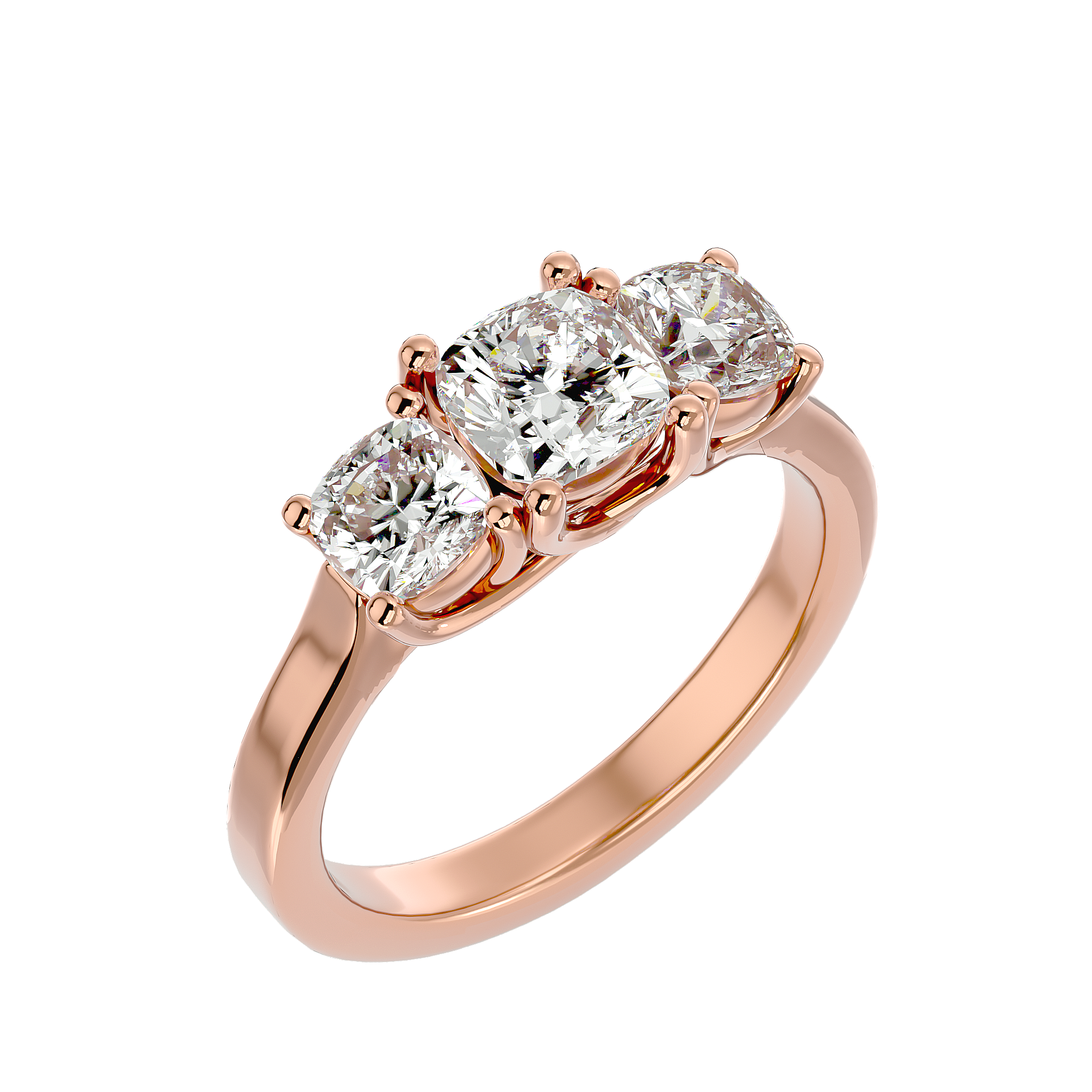 Priscilla Three Stone Ring