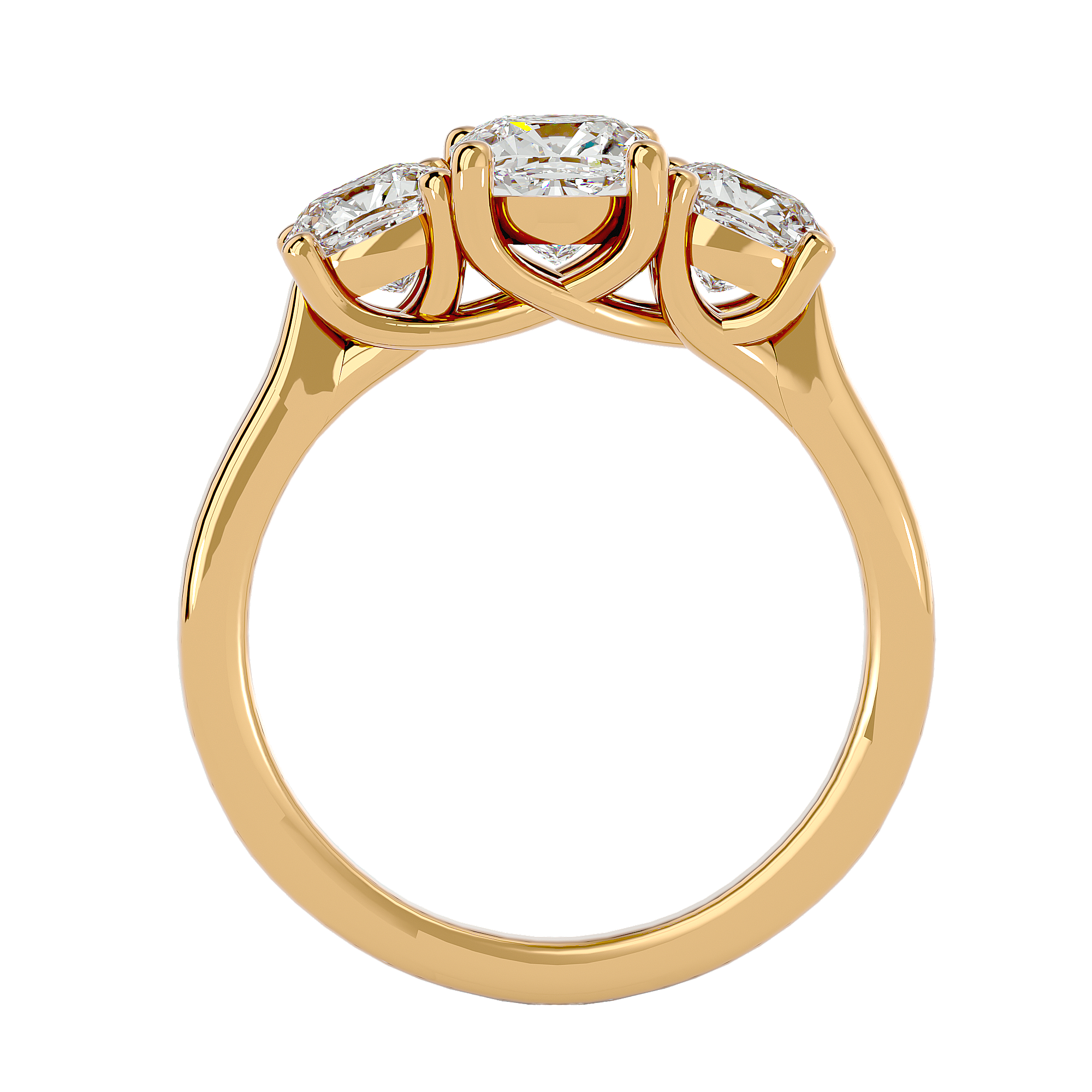Priscilla Three Stone Ring