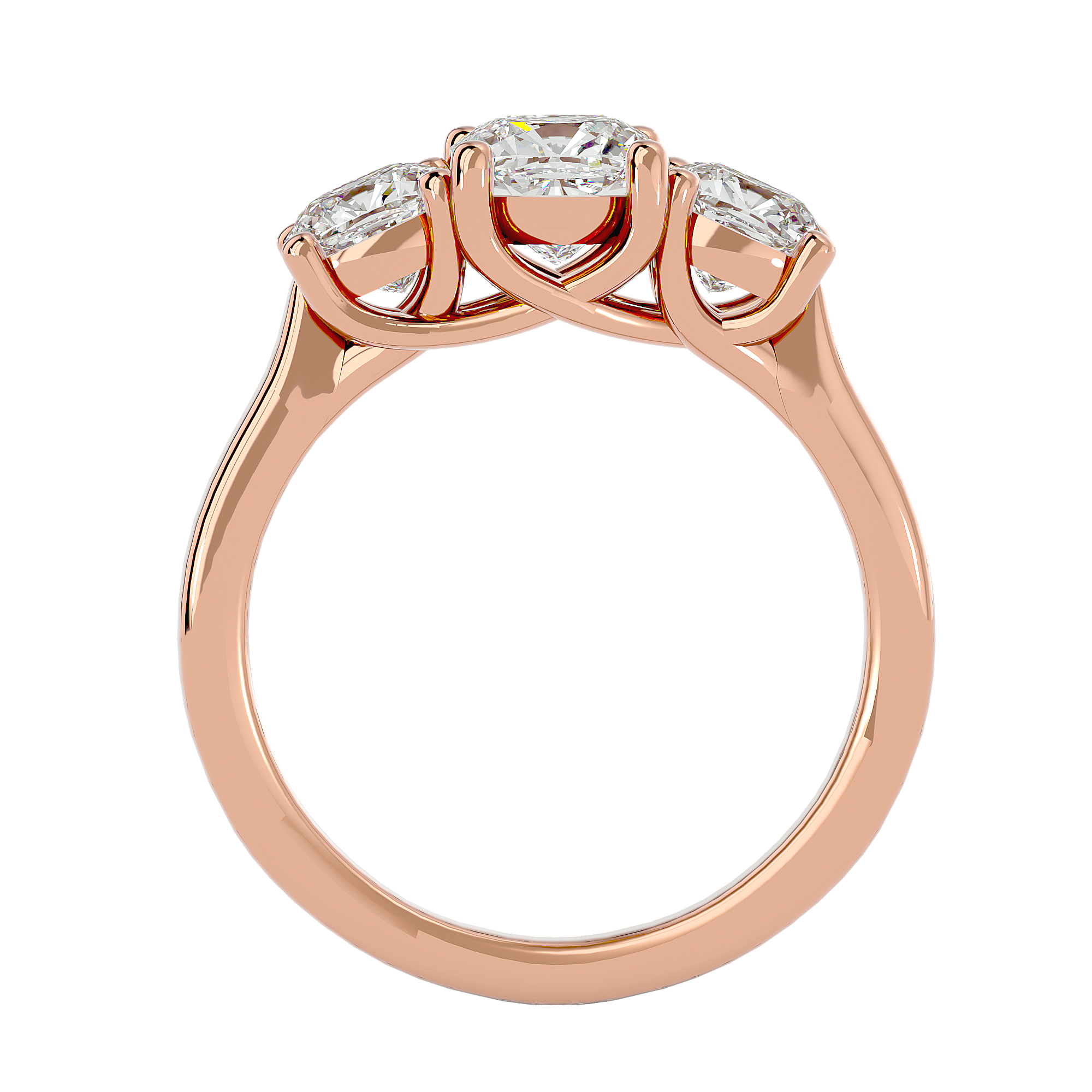 Priscilla Three Stone Ring