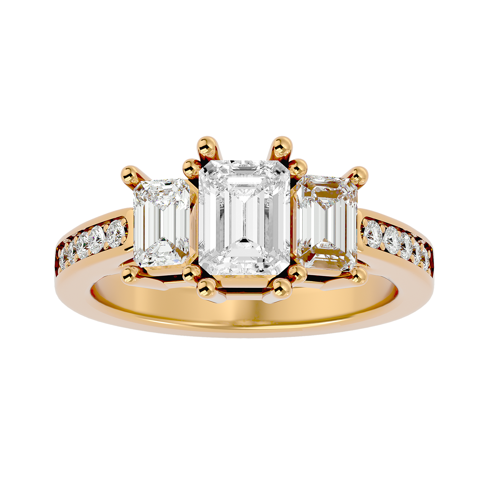 Marie Three Stone Ring