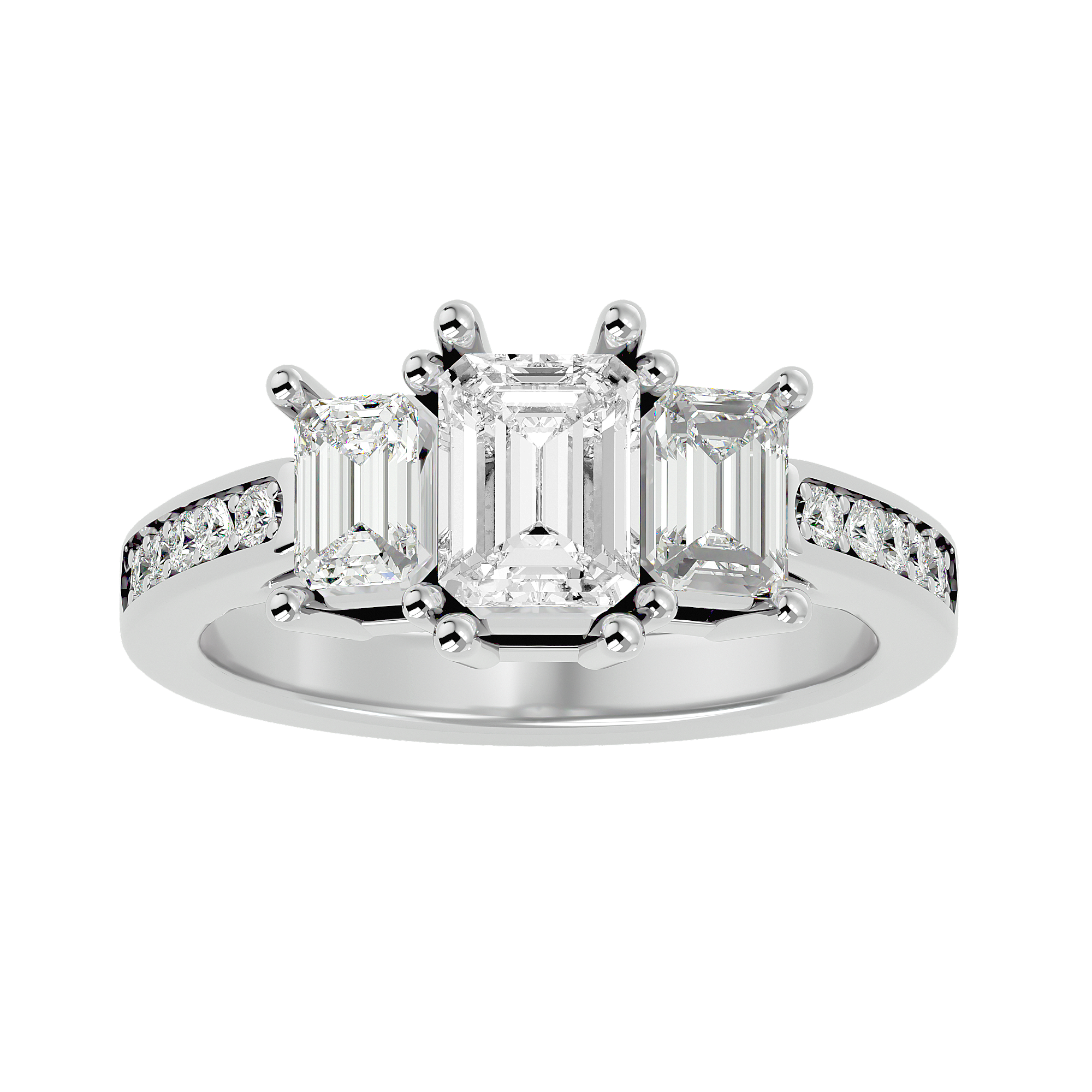 Marie Three Stone Ring