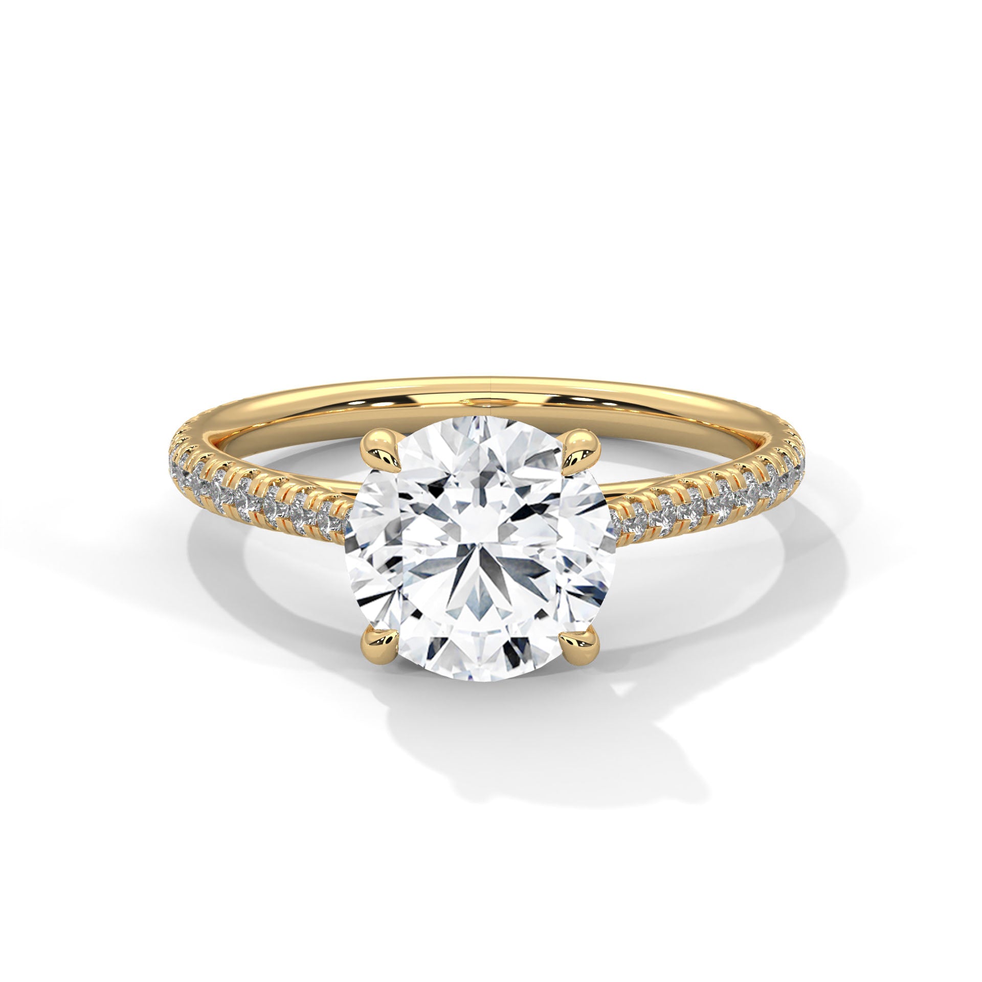 Pearl Solitaire Ring