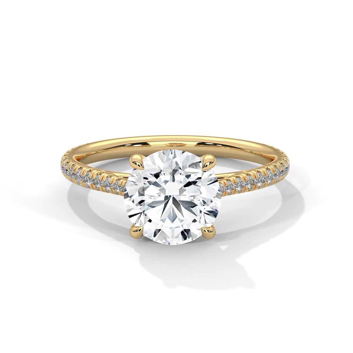 Pearl Solitaire Ring