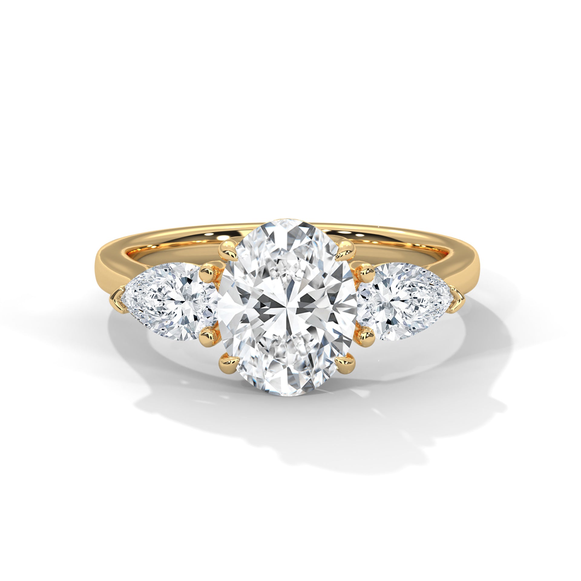 Alessia Three Stone Ring