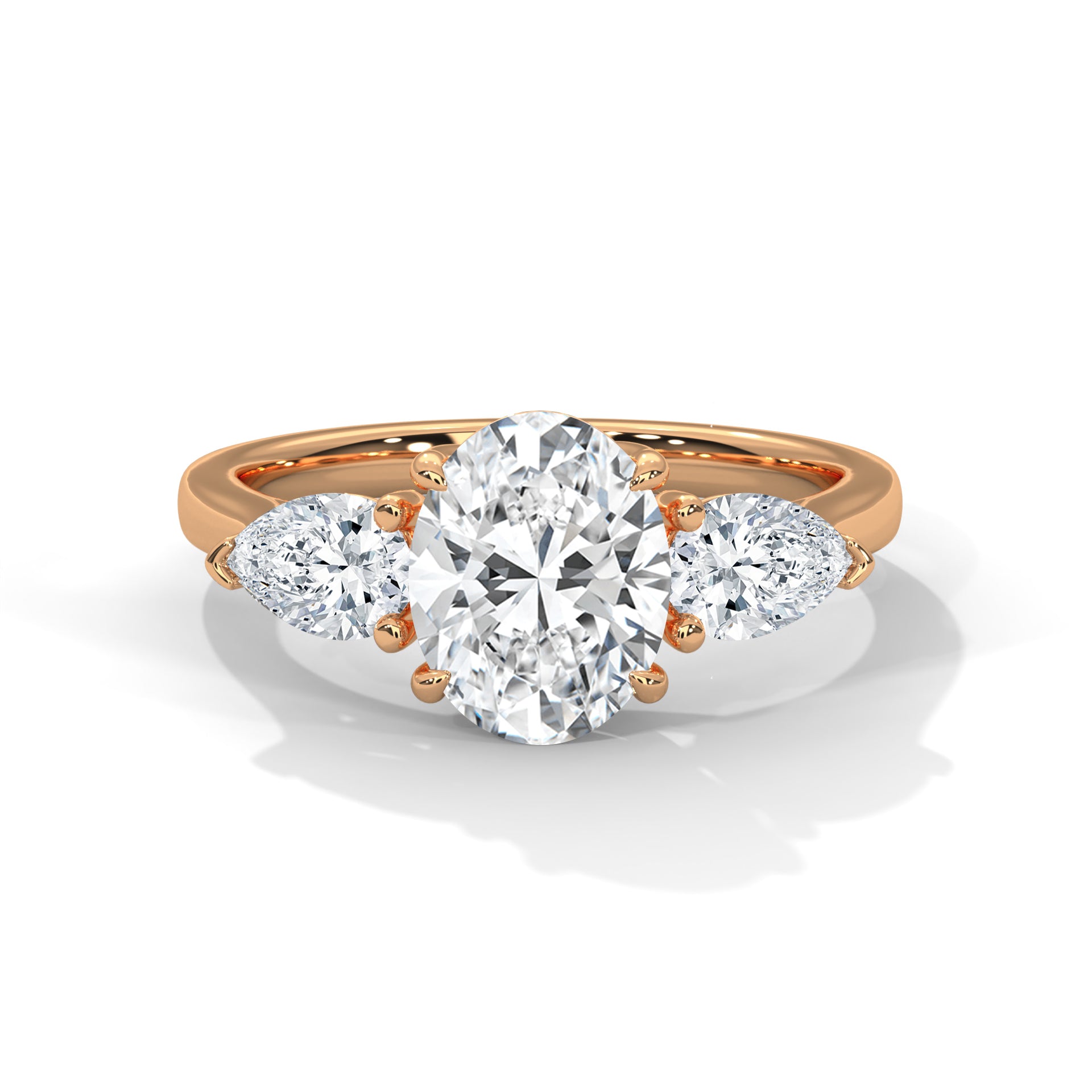 Alessia Three Stone Ring