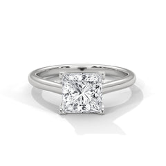 Crystal Solitaire Ring