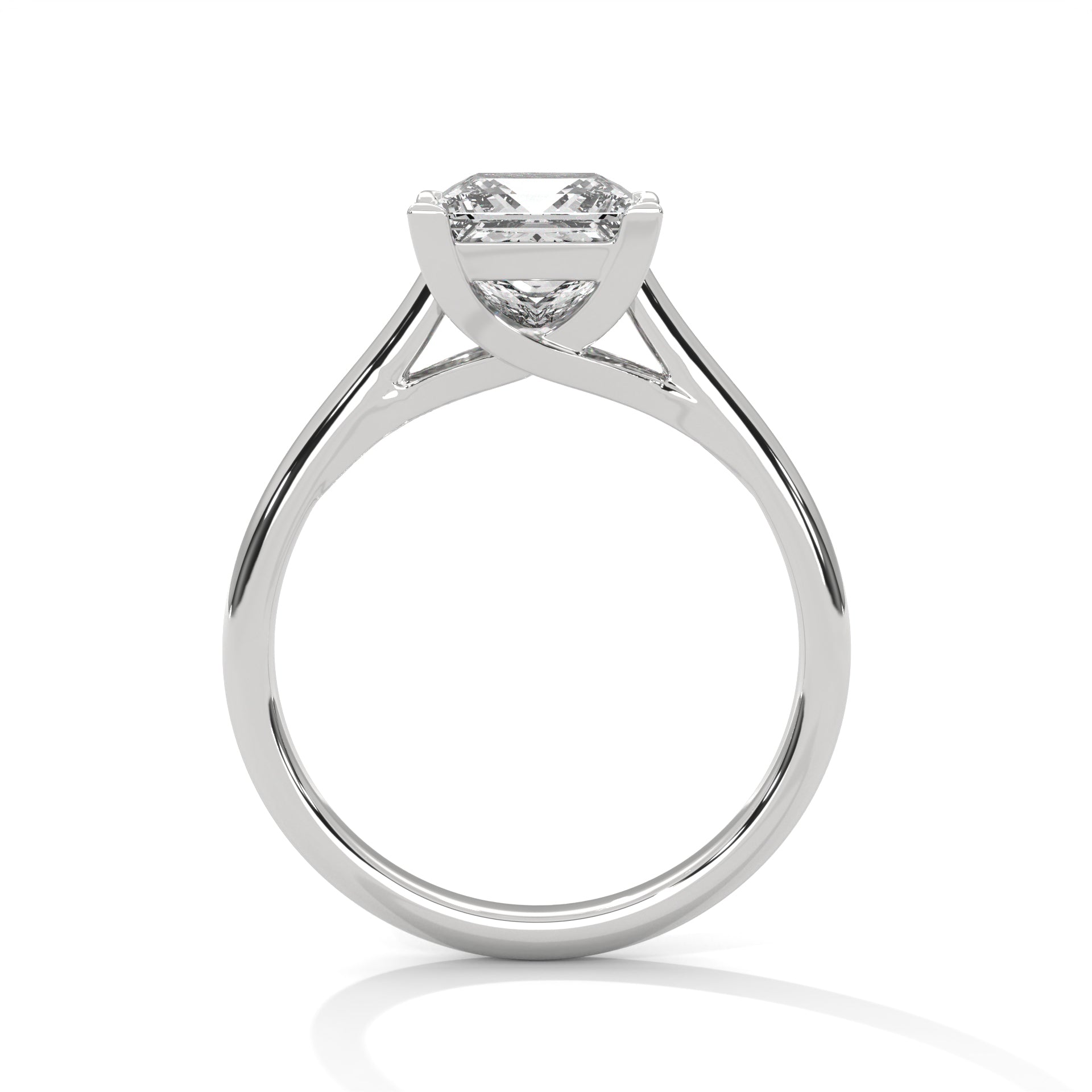 Crystal Solitaire Ring