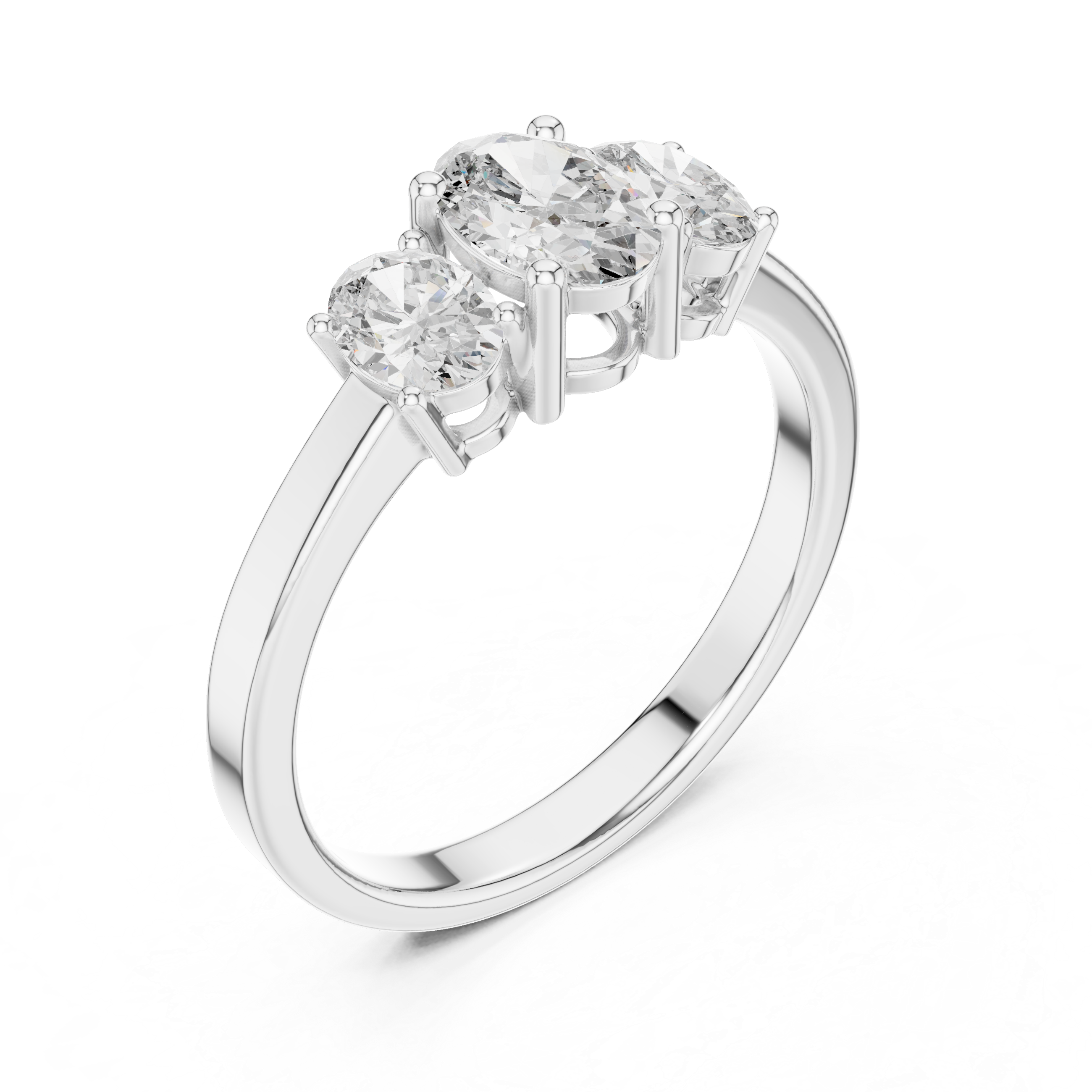 Julie Three Stone Ring