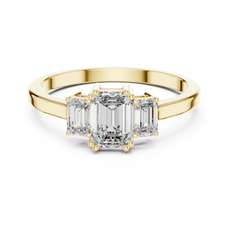 Zahra Three stone Ring