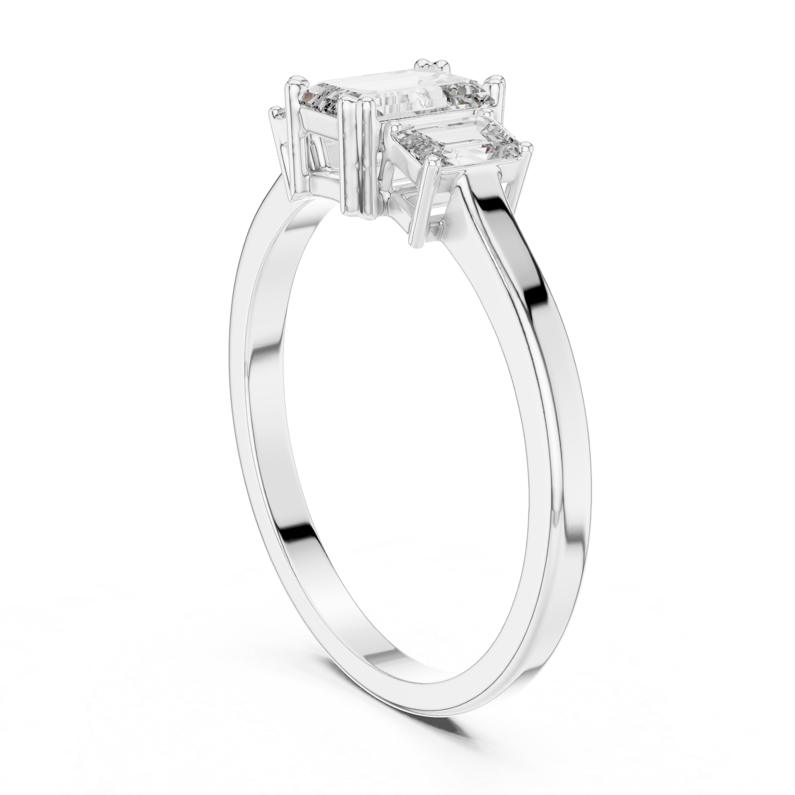 Zahra Three stone Ring