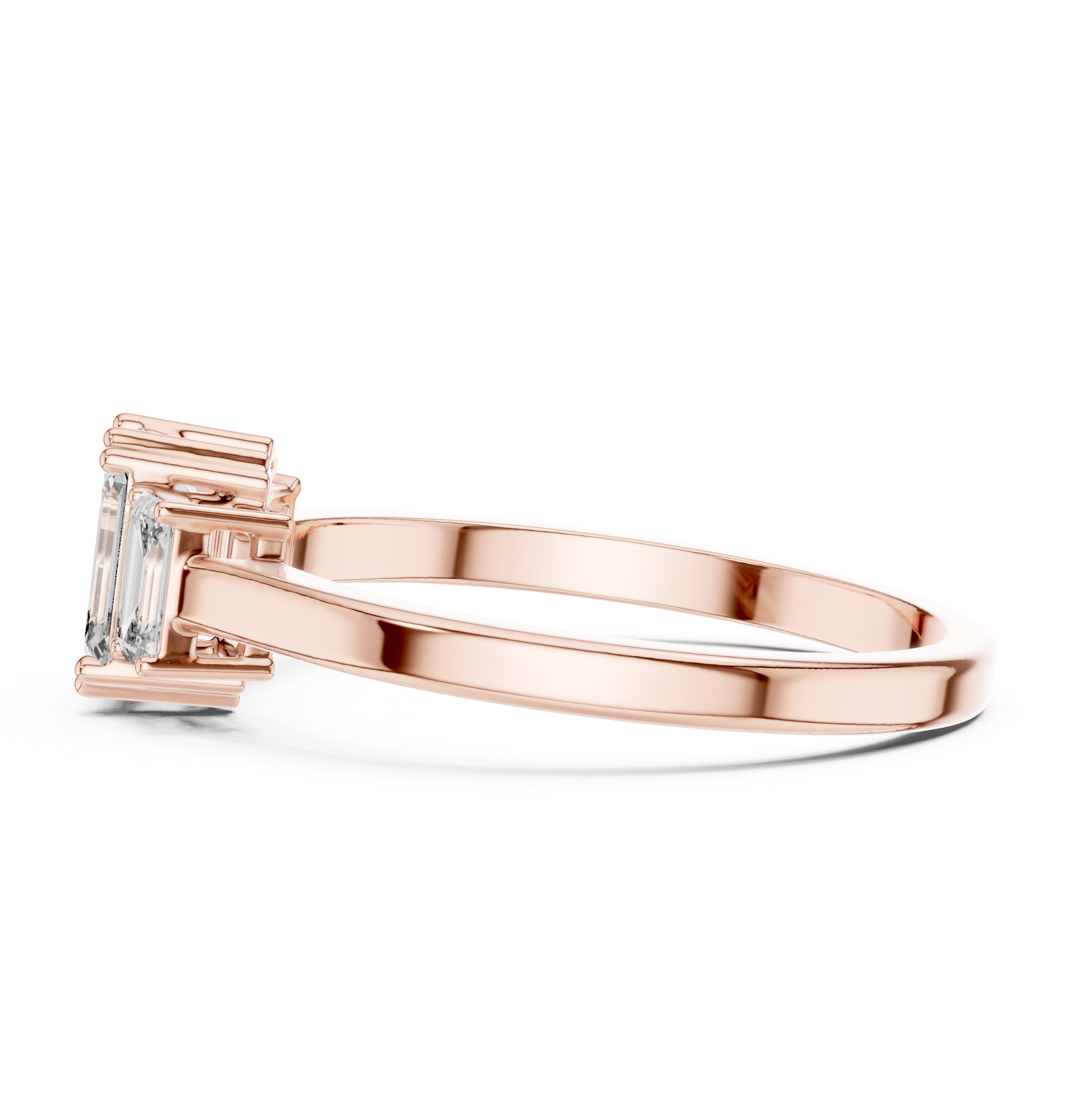 Zahra Three stone Ring