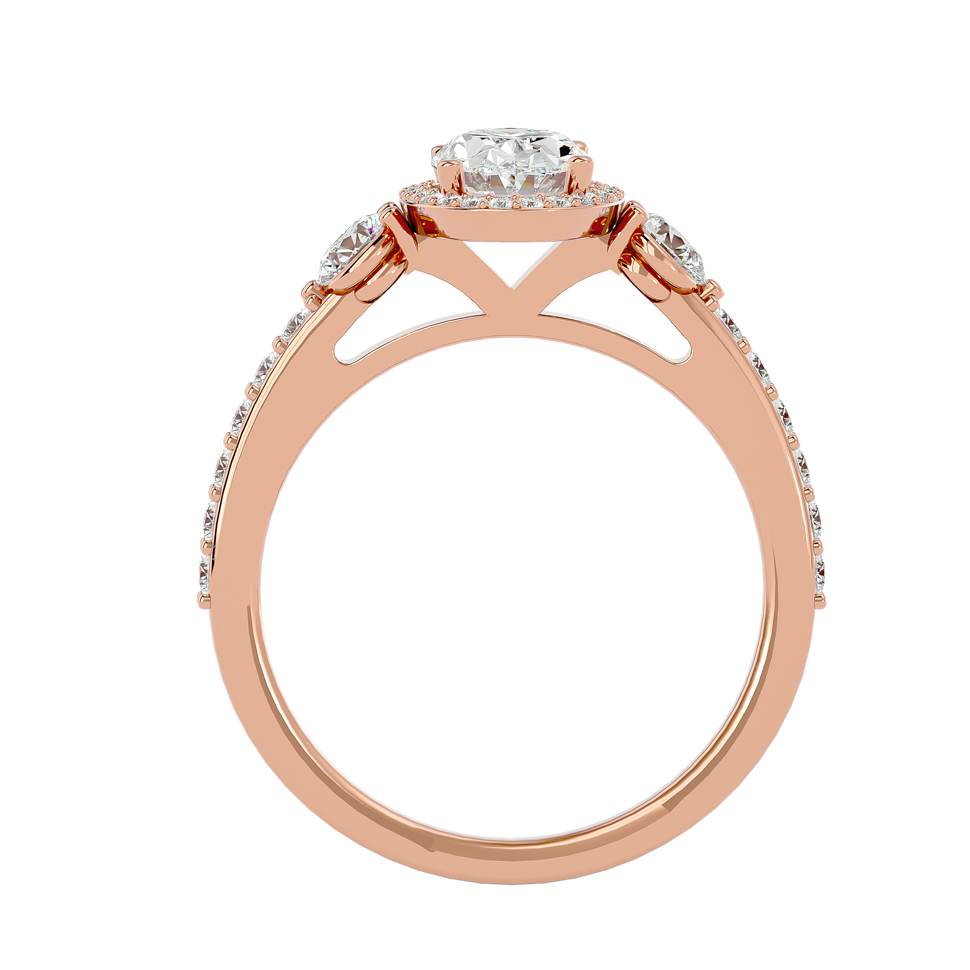 Addilynn Halo Ring
