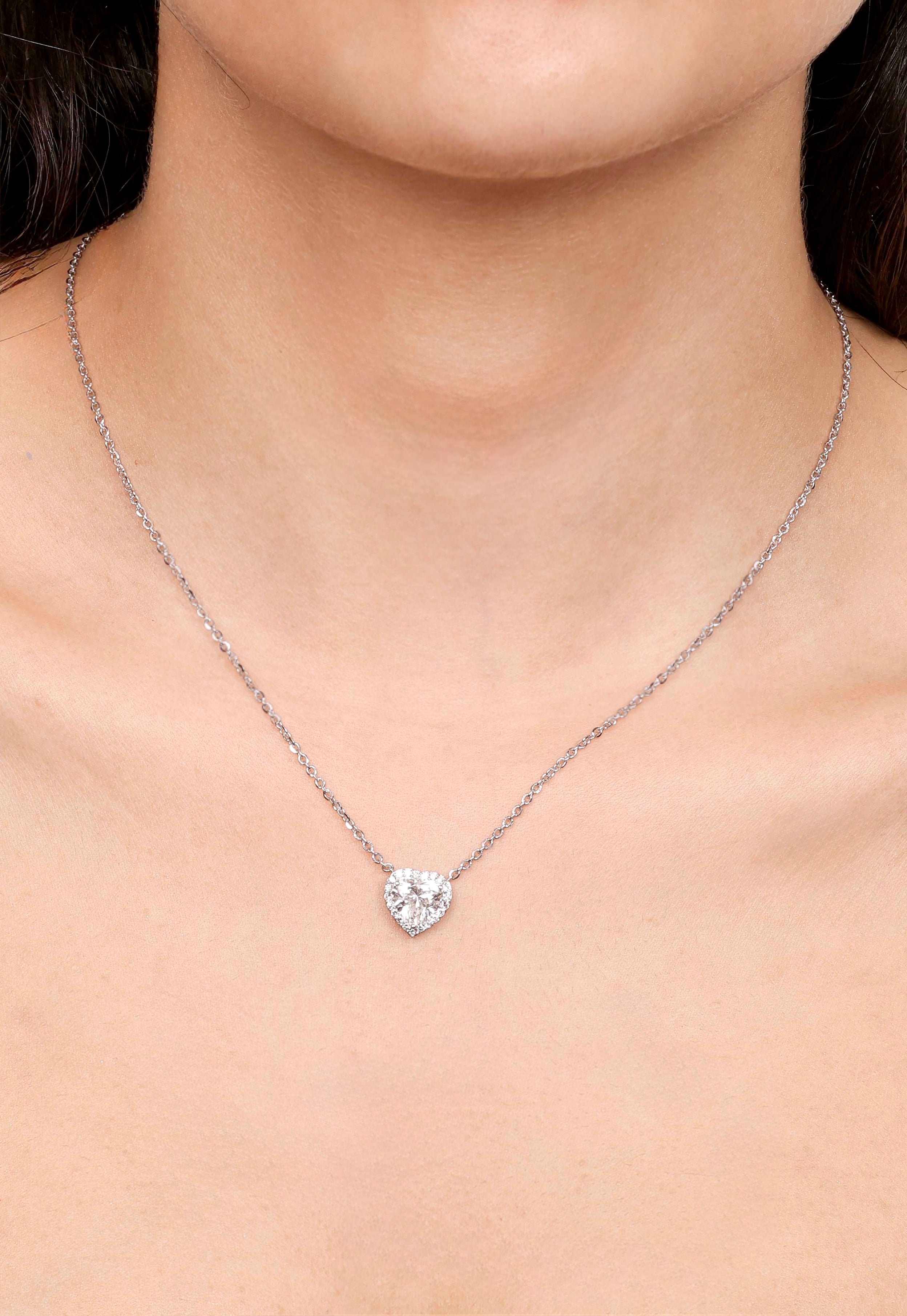 Aurreva Love Halo Pendant – Heart 2.3 ctw
