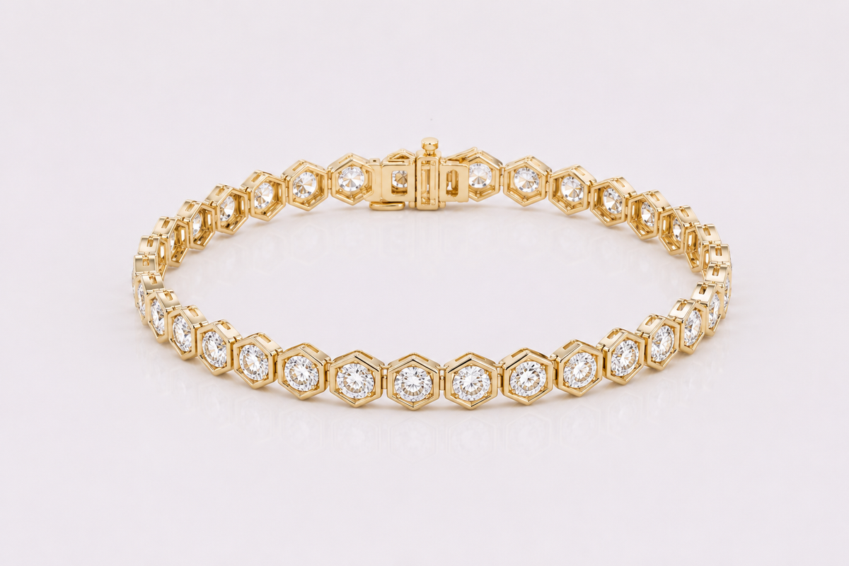 Hexa Lumière Diamond Bracelet