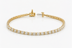 Radiant Line Diamond Bracelet
