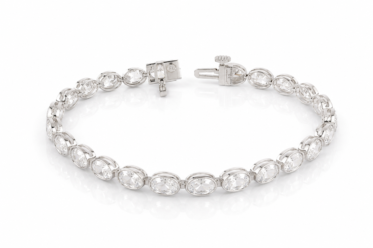 Luna Oval Bezel Bracelet