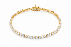 Radiant Line Diamond Bracelet