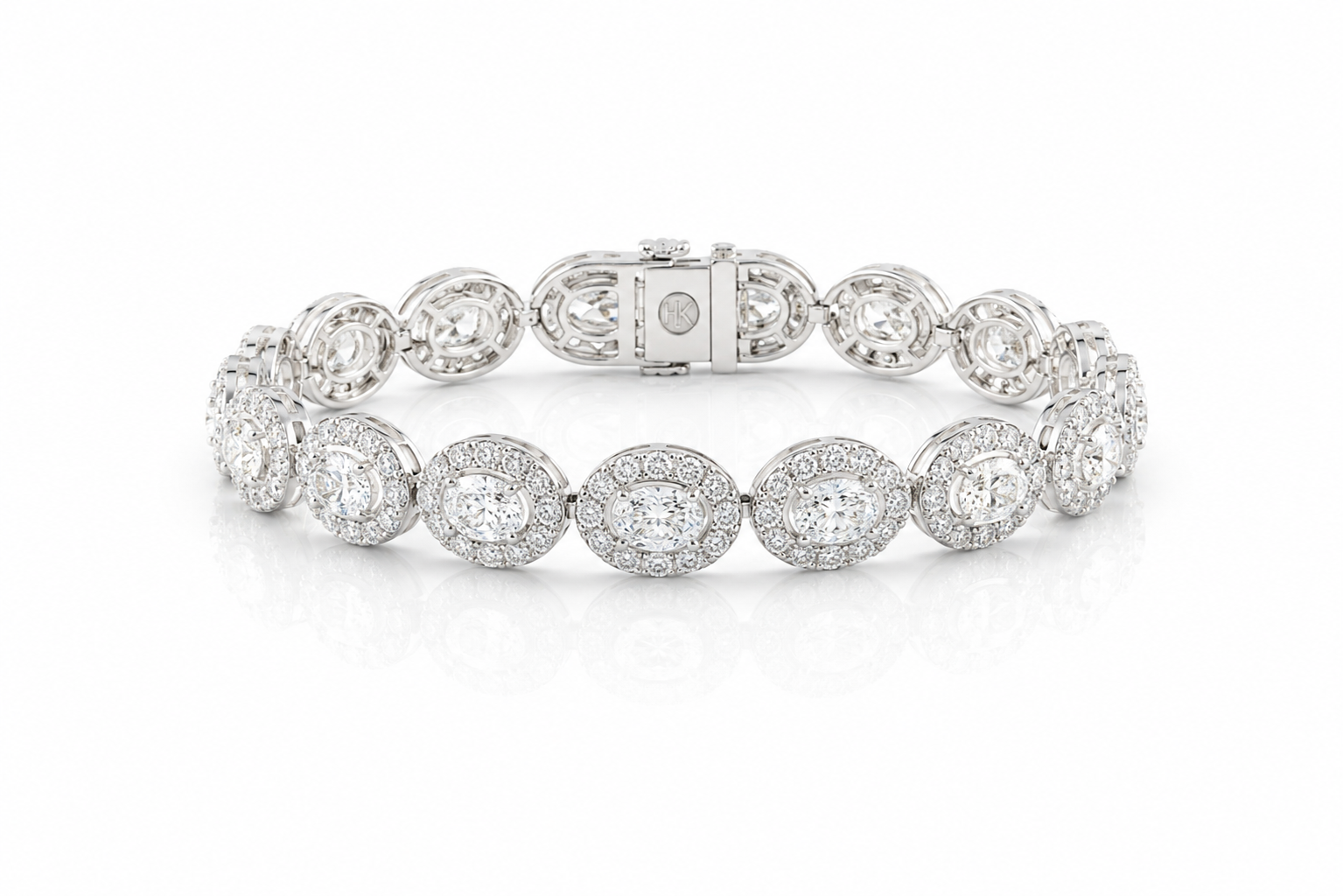 Halo Grace Diamond Bracelet