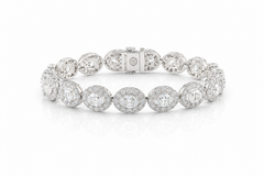 Halo Grace Diamond Bracelet