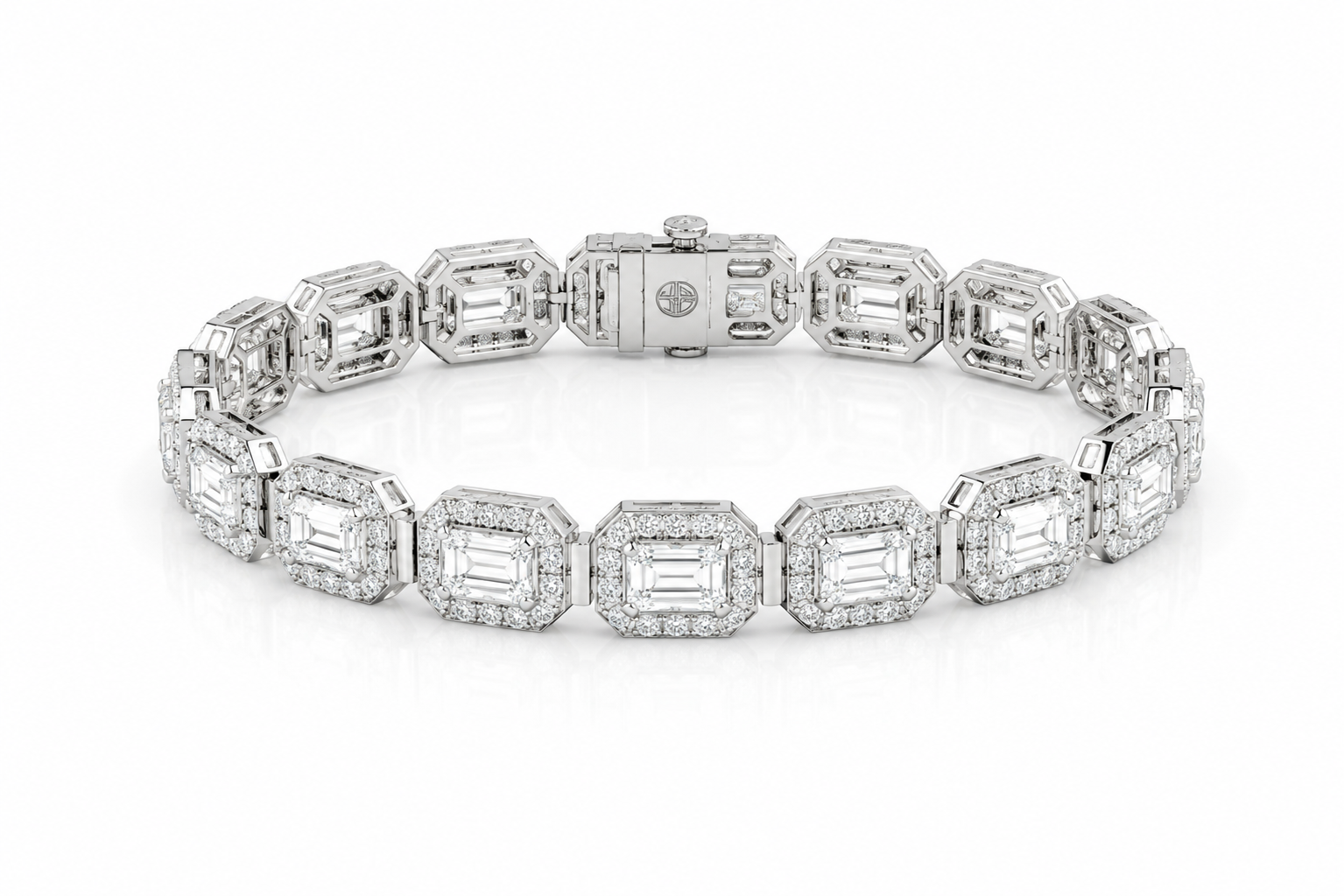 Halo Éminence Diamond Bracelet