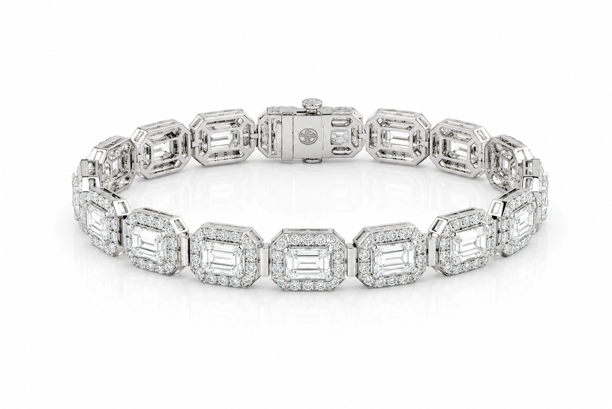 Halo Éminence Diamond Bracelet