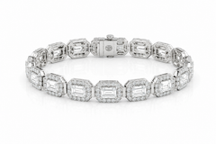Halo Éminence Diamond Bracelet