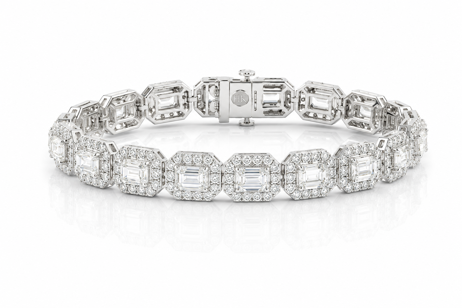 Halo Éminence Diamond Bracelet