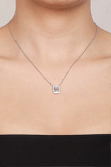 Aurreva Emerald Halo Royale Pendant – Emerald 2.3 ctw