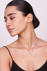 Aurreva Forever Diamond Initial Pendant  4 CTW