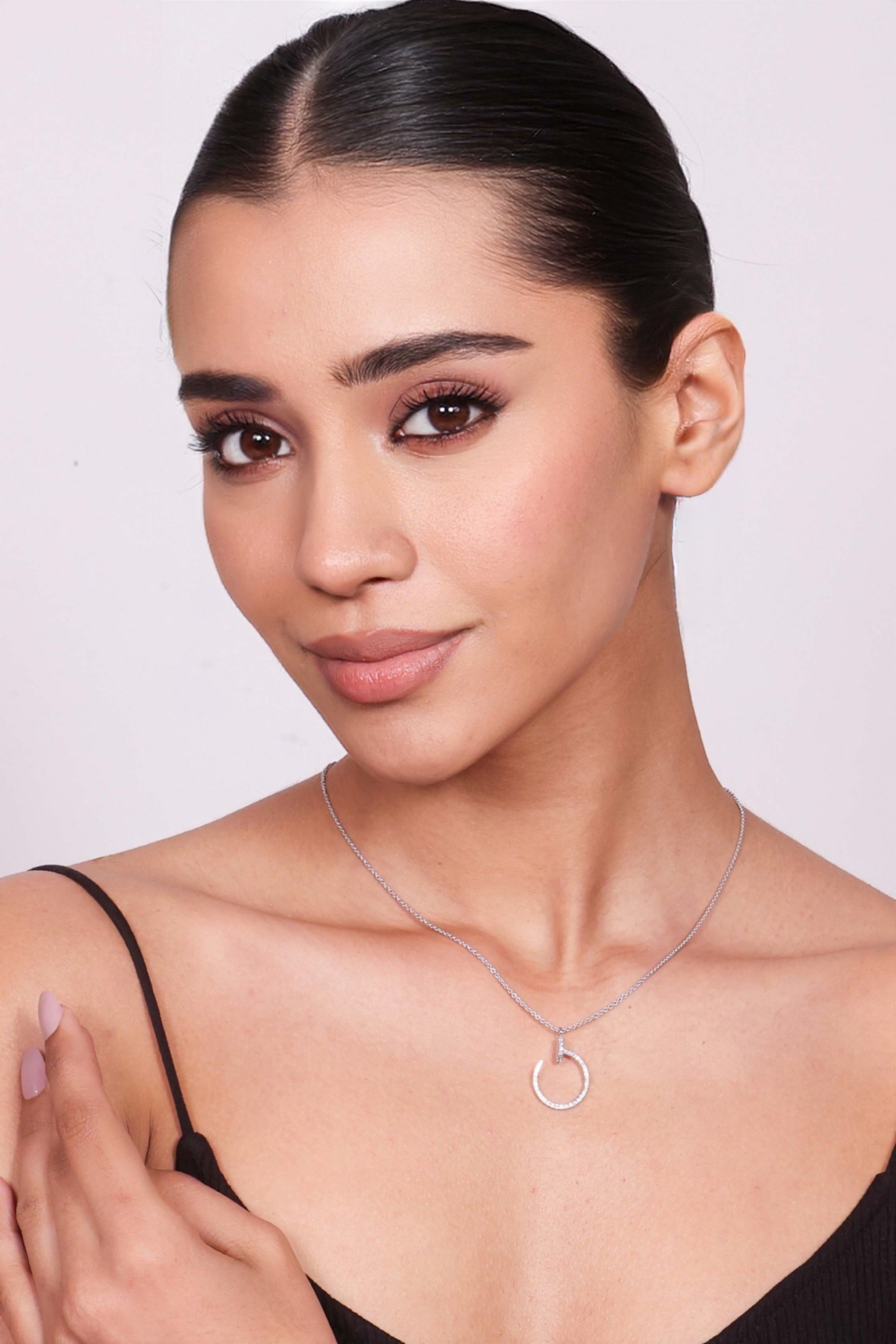 Luna Twist Diamond Pendant