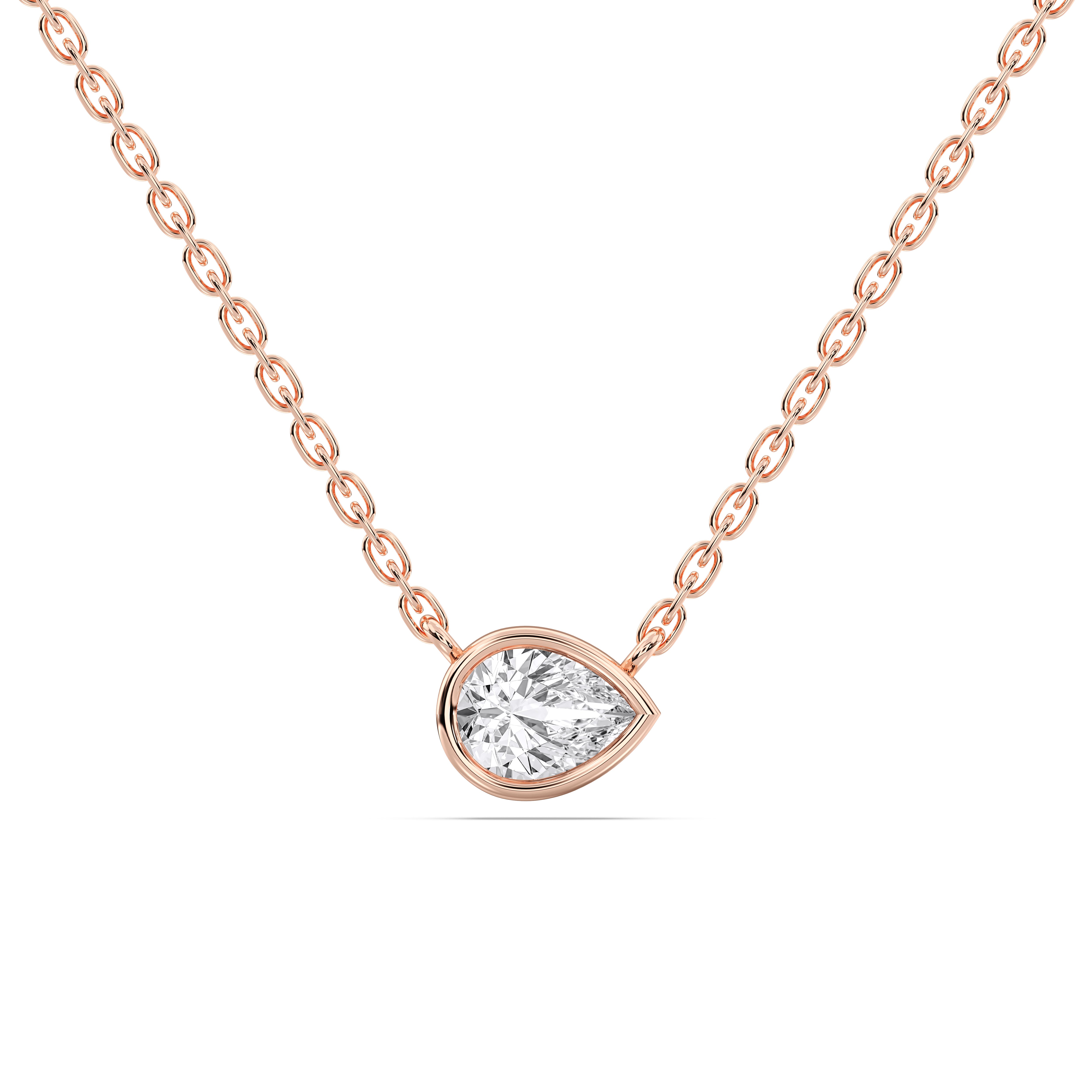 Aurreva Teardrop Frame Pendant – Pear