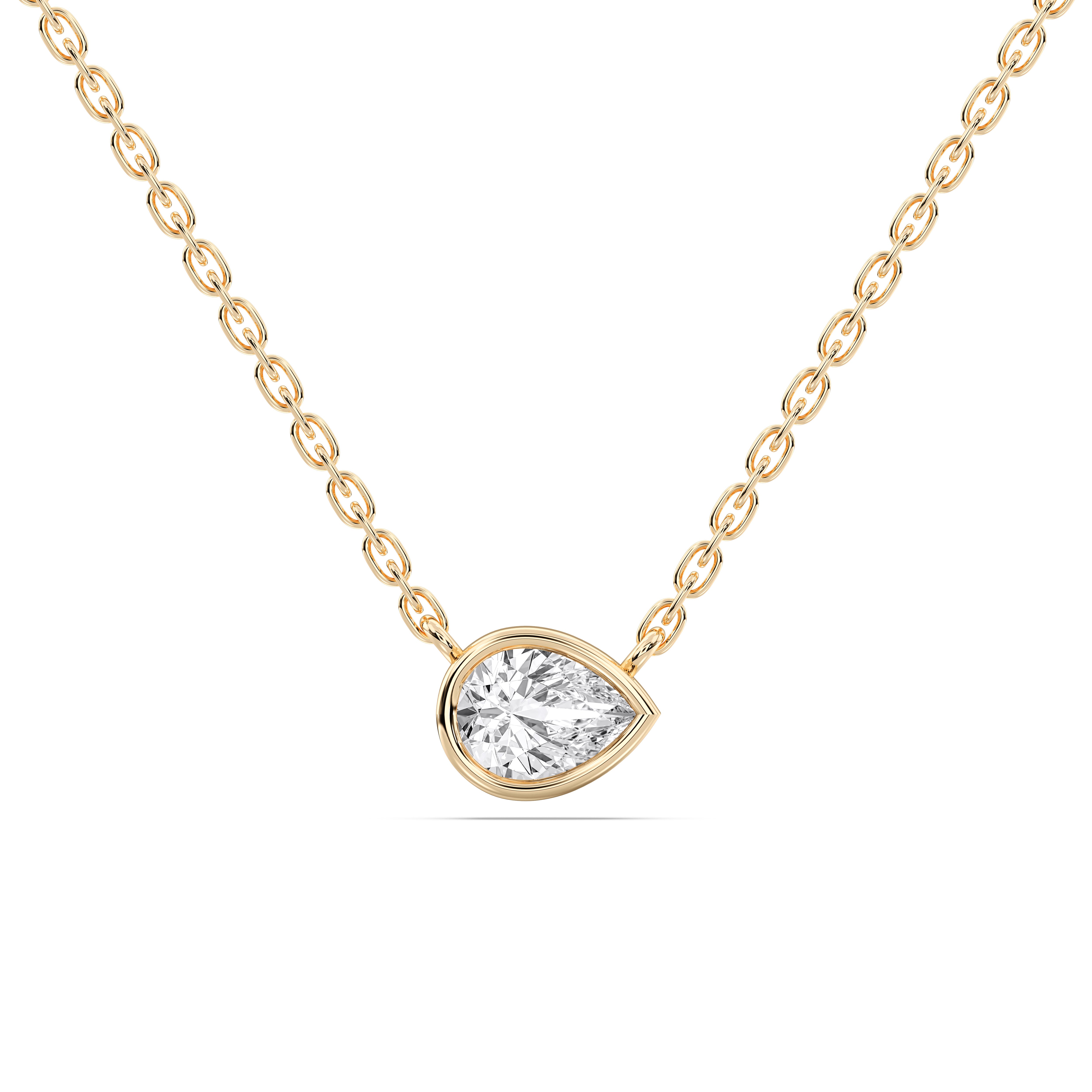 Aurreva Teardrop Frame Pendant – Pear