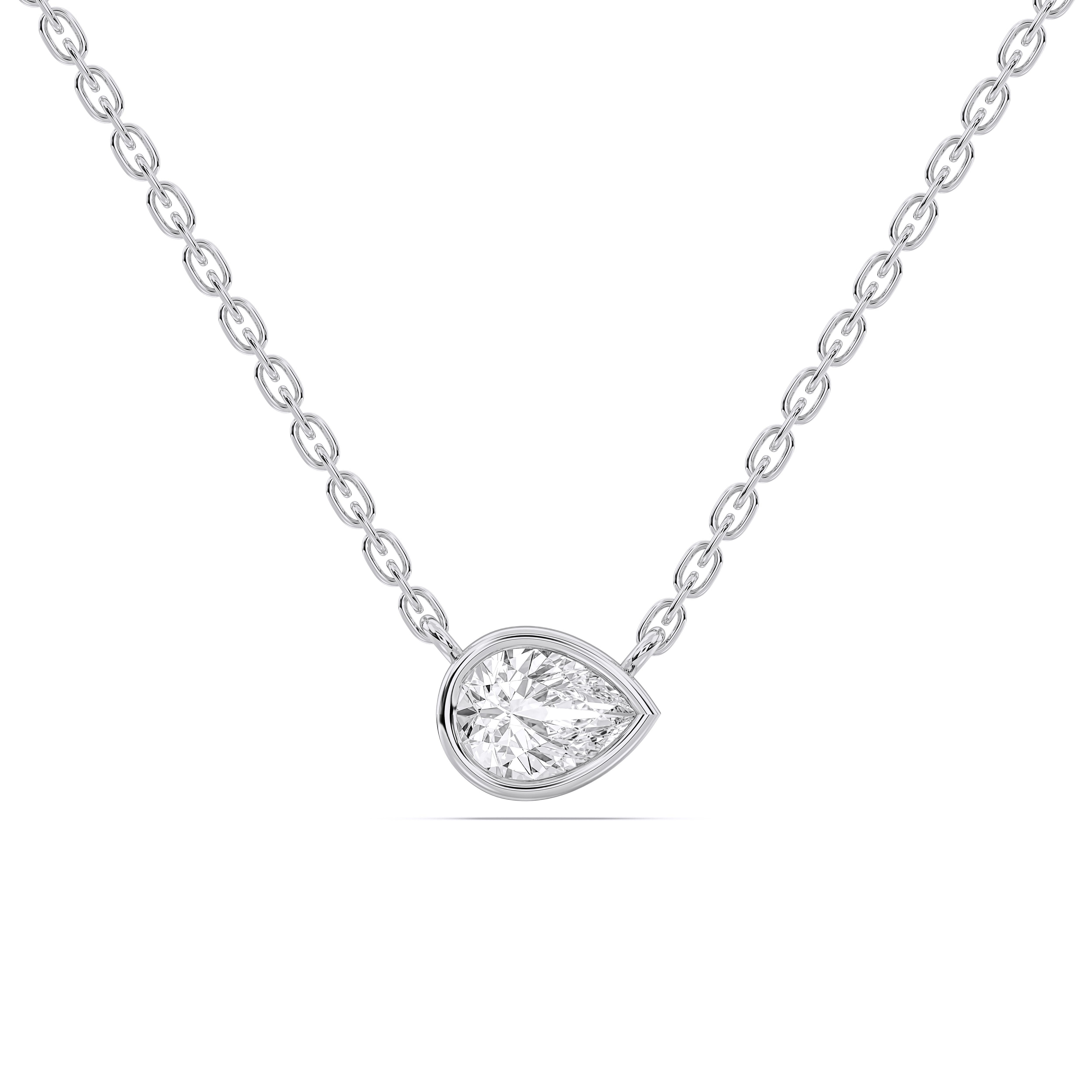Aurreva Teardrop Frame Pendant – Pear