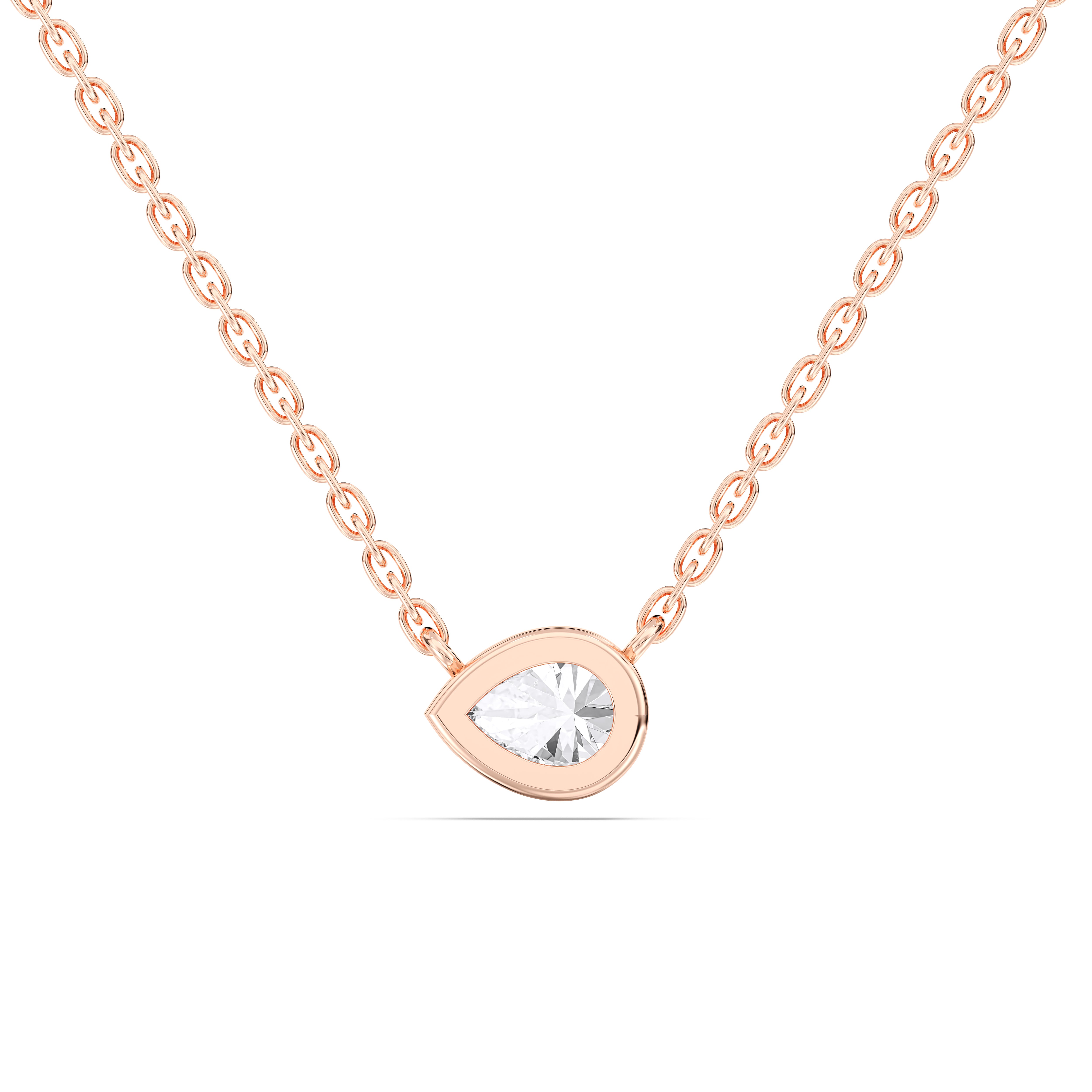 Aurreva Teardrop Frame Pendant – Pear