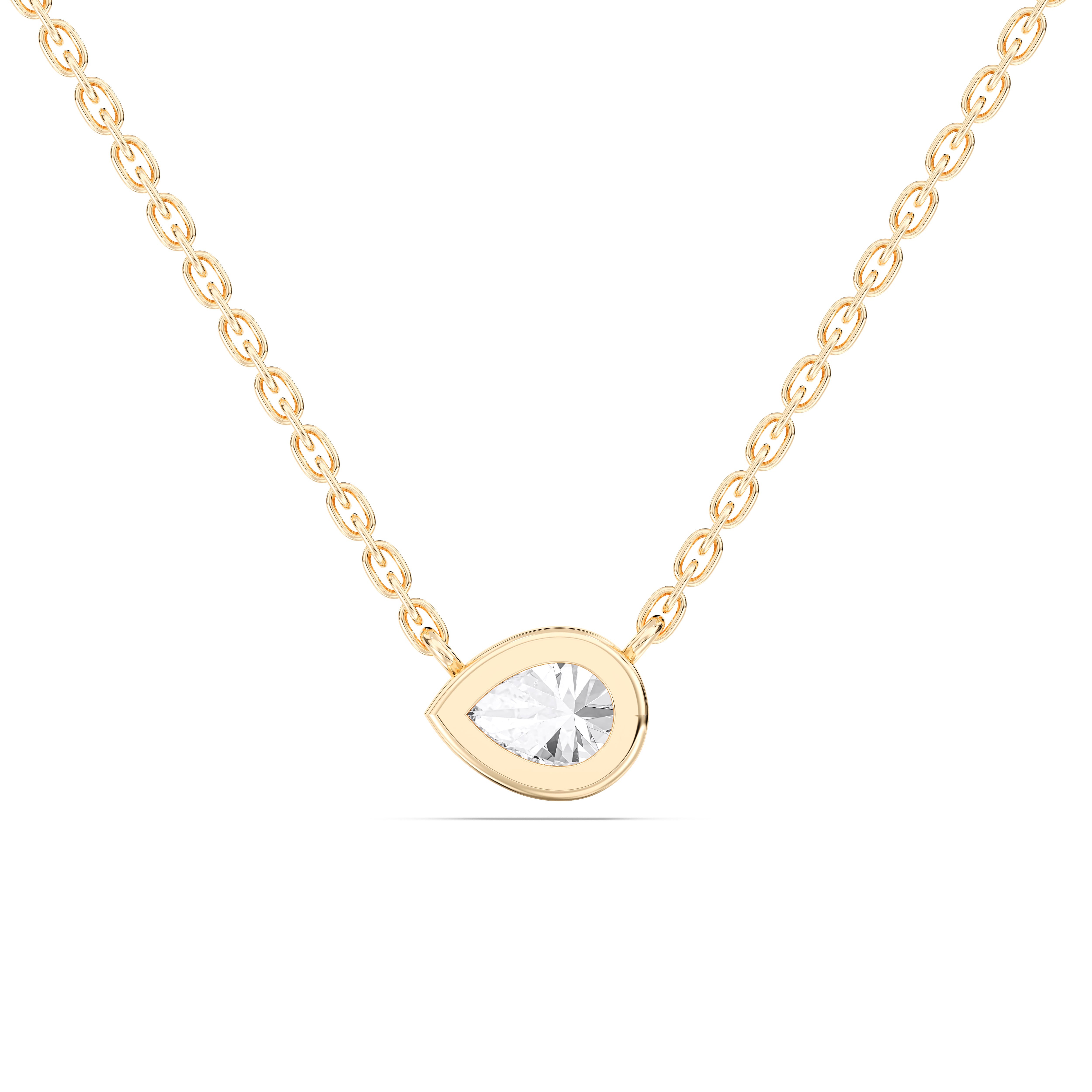 Aurreva Teardrop Frame Pendant – Pear