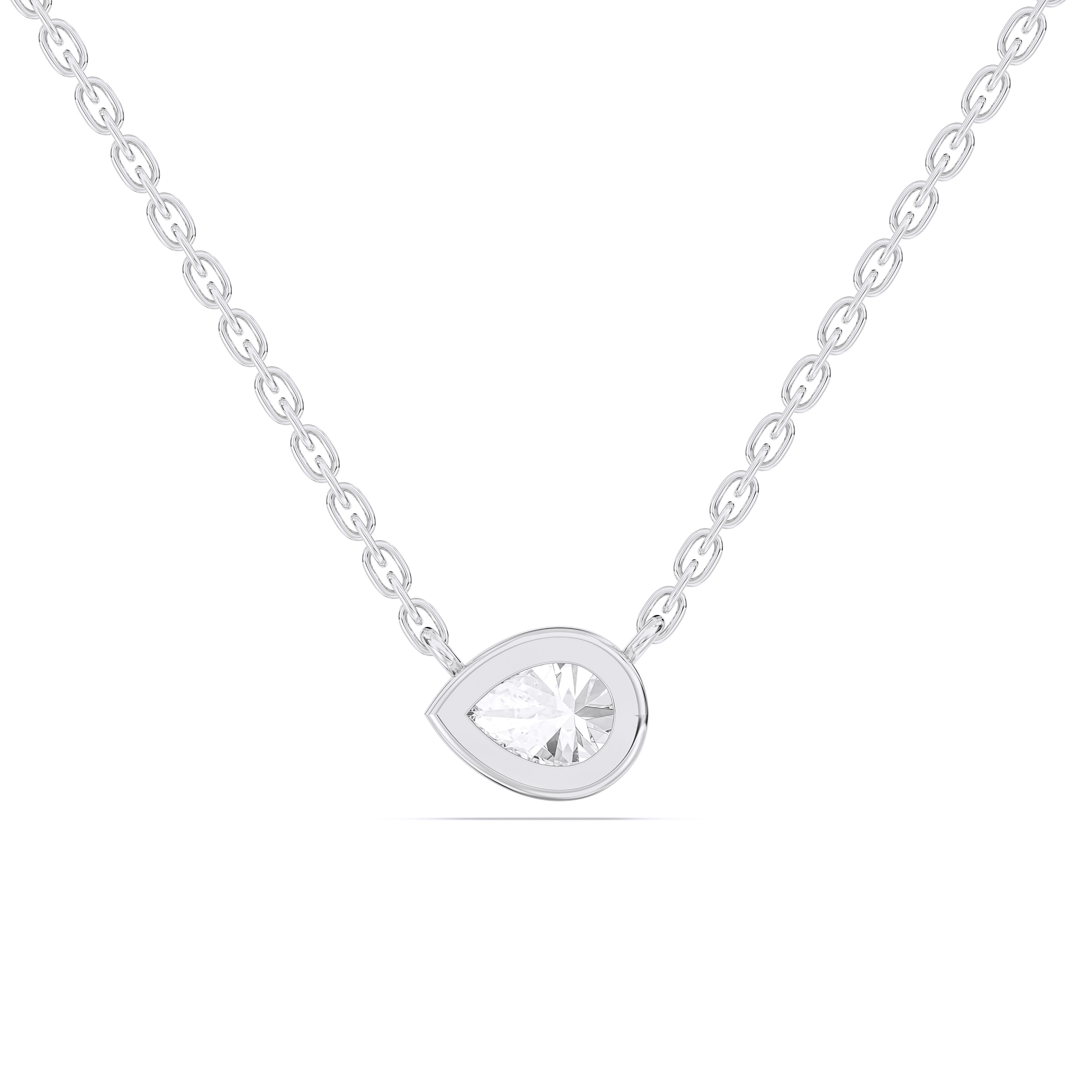 Aurreva Teardrop Frame Pendant – Pear