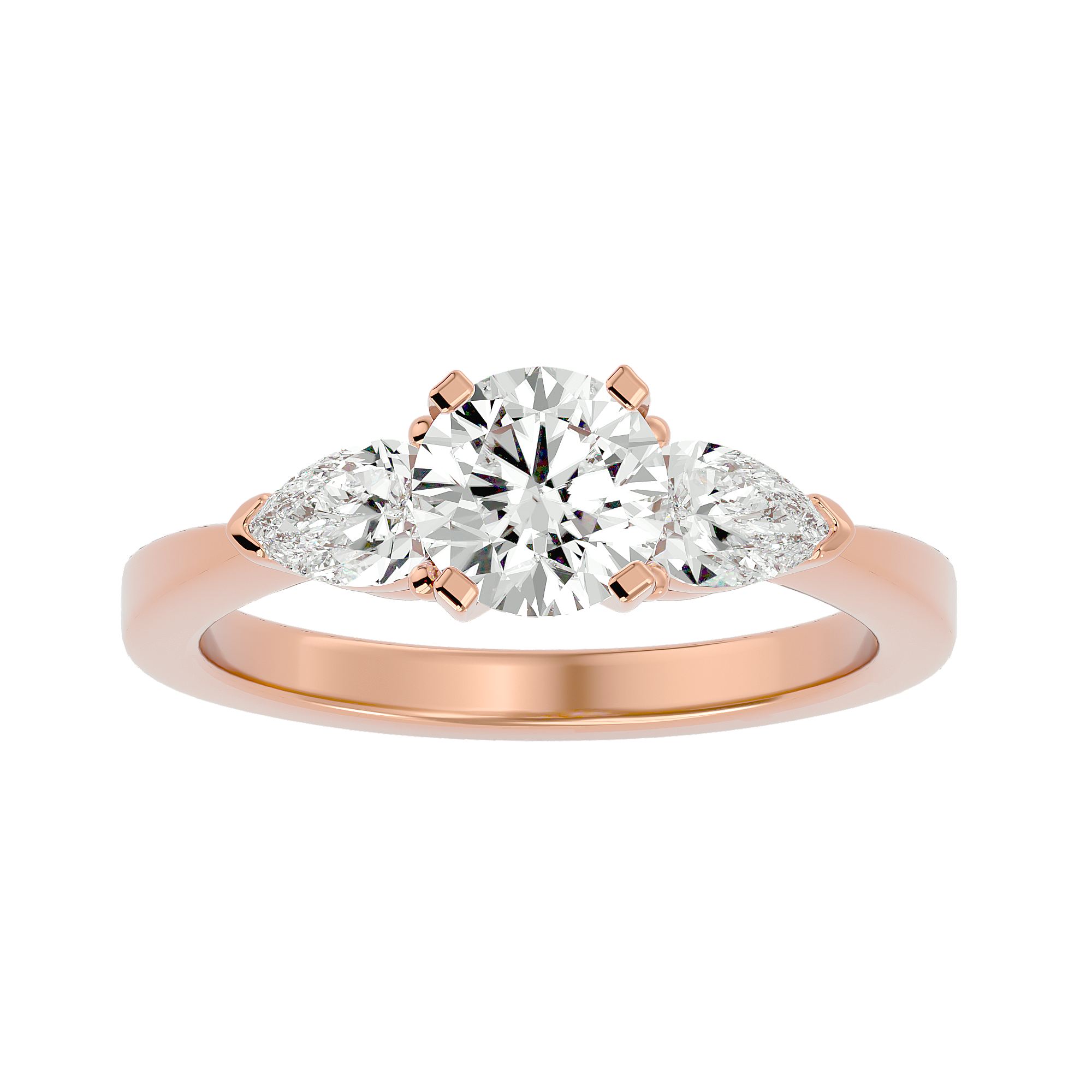 Janelle Three Stone Ring